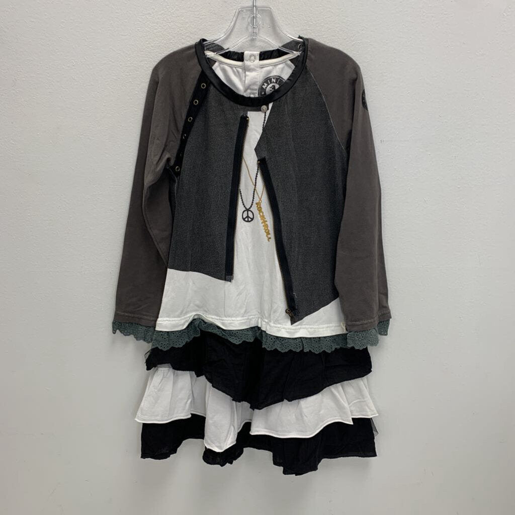6: Rock and Roll Leather Jacket Dress