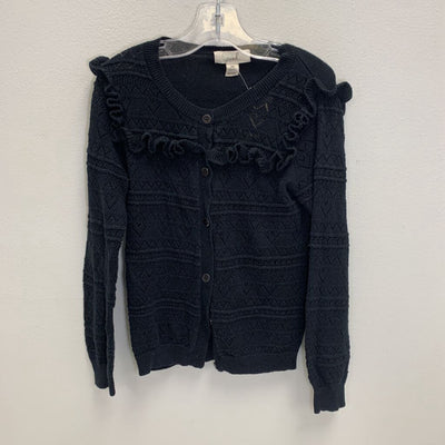 6-7: Ruffle Cardigan Sweater