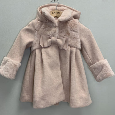 2: Pink Bow Hooded Jacket