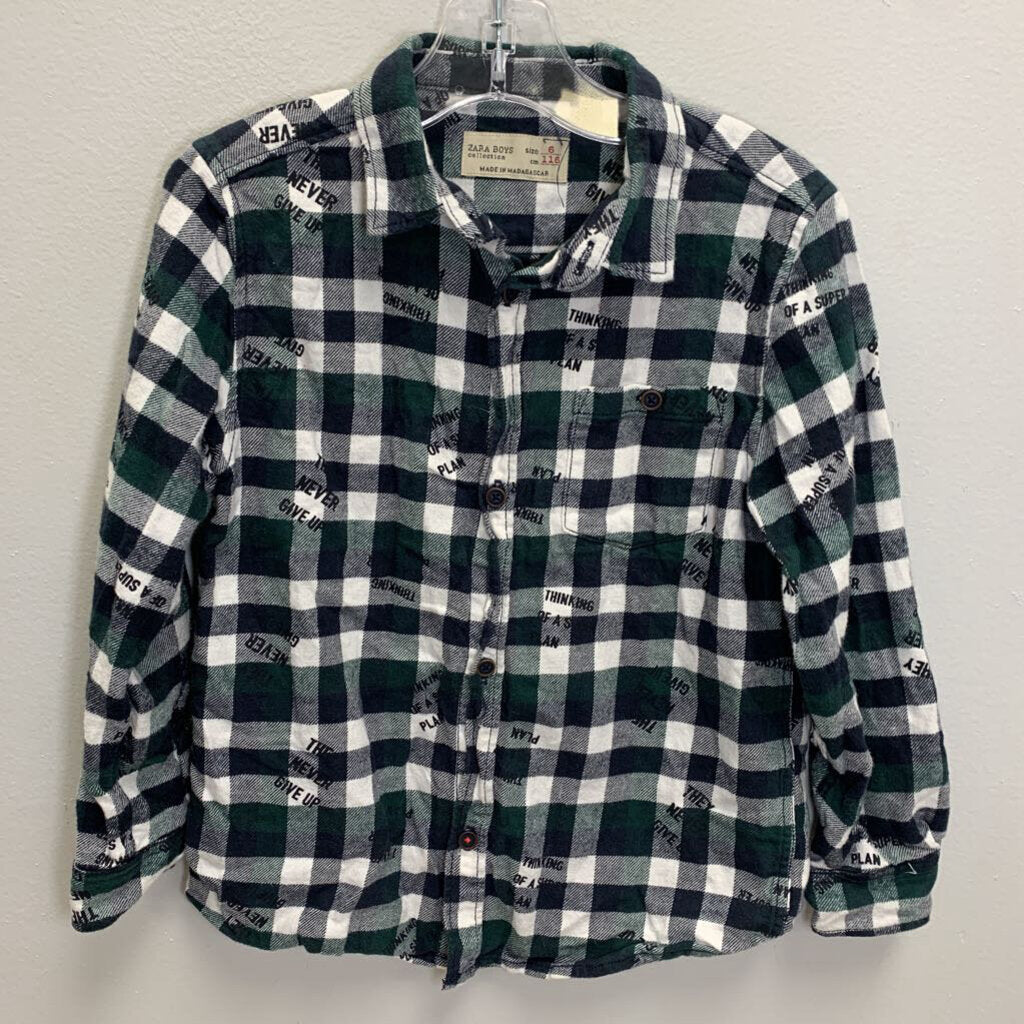 6: Affirmations Plaid Flannel Shirt