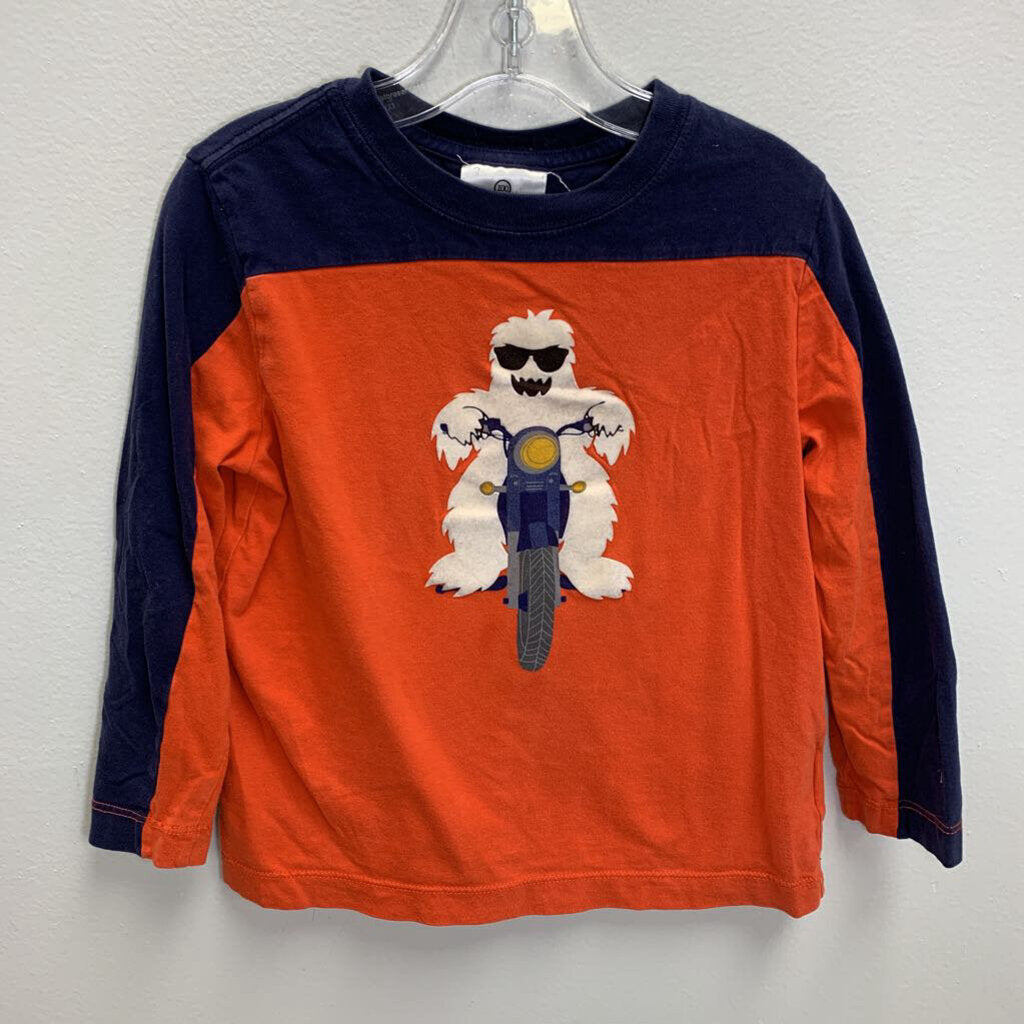 4T: Yeti Graphic Color Block T-Shirt