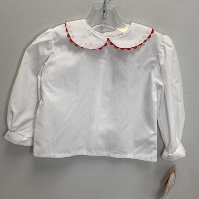 24M: Peter Pan Collared w/ Ric Rac Trim Shirt NWT