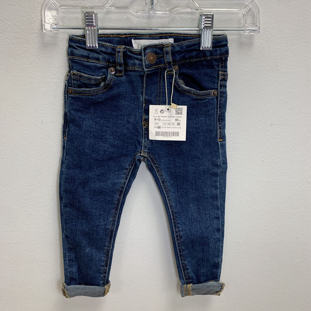 9-12M: Denim Pants NWT