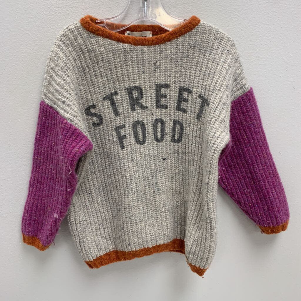 6Y: Knitted Sweater - Street Food
