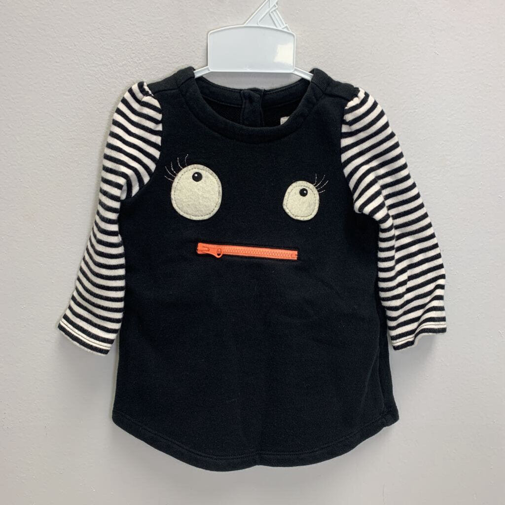 18-24M: Monster Face Dress + Diaper Cover