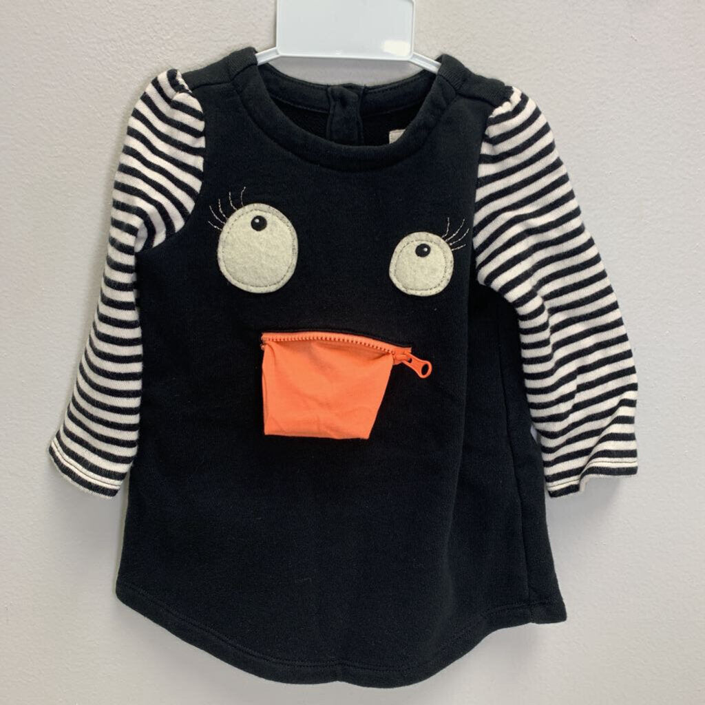 18-24M: Monster Face Dress + Diaper Cover