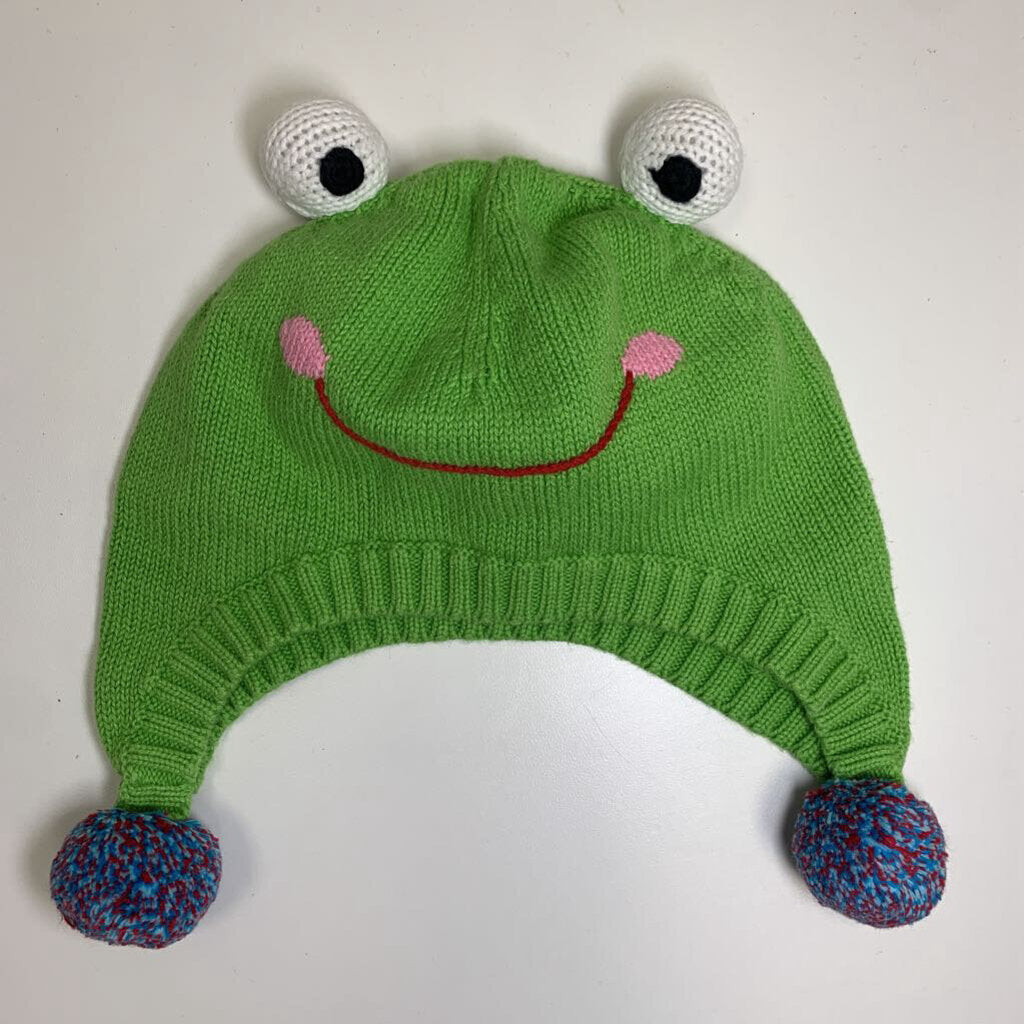 1-2Y: Knit Frog Cap