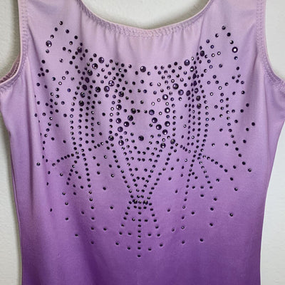 10: Rhinestone Gymnastics Unitard AS-IS