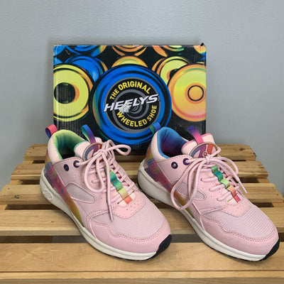 1: Sneakers w/ Convertible Wheels - Pink Rainbow NIB