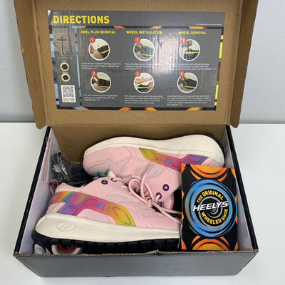 1: Sneakers w/ Convertible Wheels - Pink Rainbow NIB