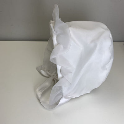 6-9M: Baptismal Gown + Bonnet