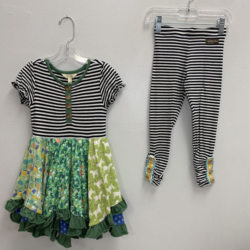 4: Joanna Gaines Farmland Frolic Dress + Capri Leggings