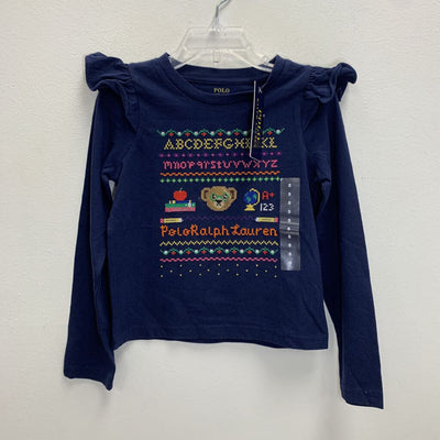 5: Embroidered Ruffle Shoulder T-Shirt NWT