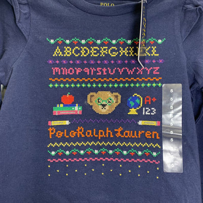 5: Embroidered Ruffle Shoulder T-Shirt NWT