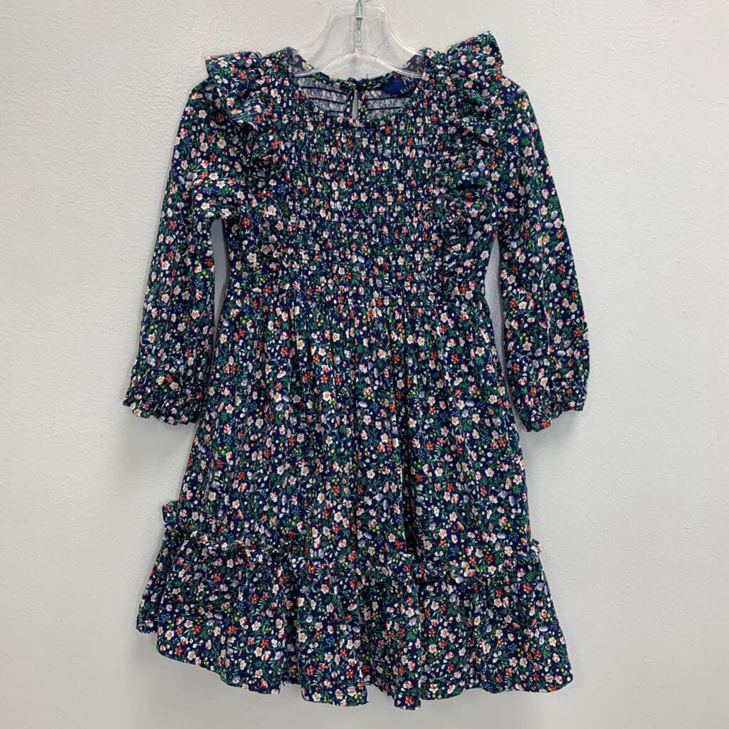 5: Floral Smocked Ruffle Dress