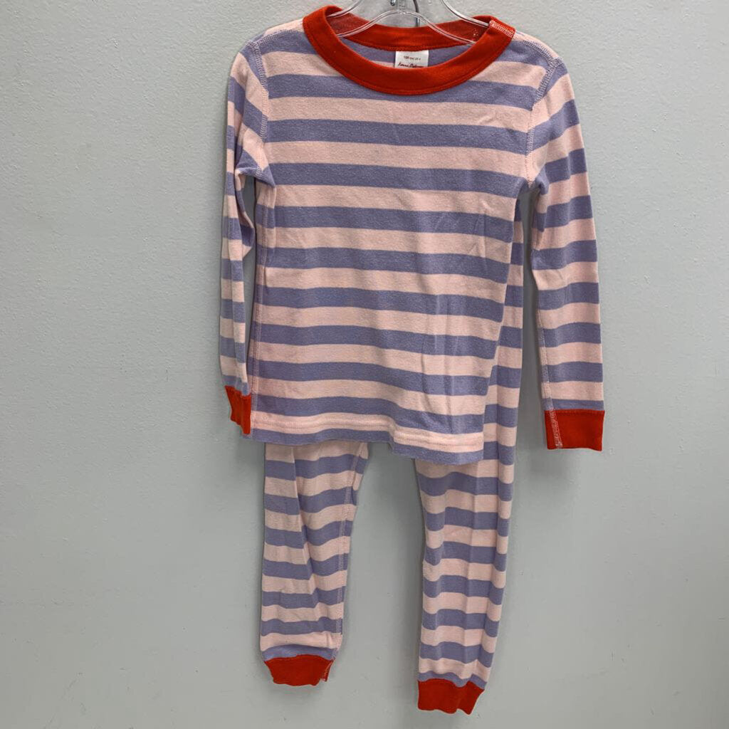 4: Long John Pajama Set - Stripes