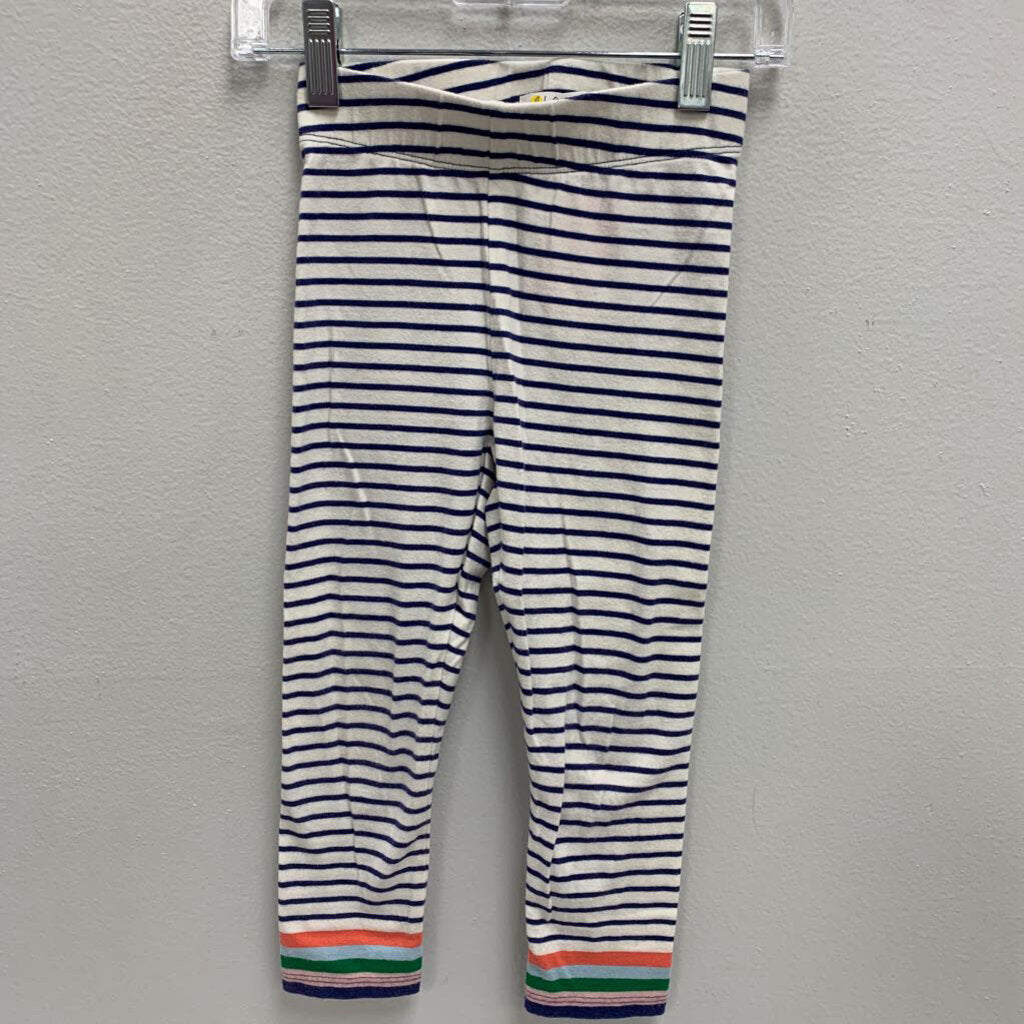 3-4Y: Striped Leggings