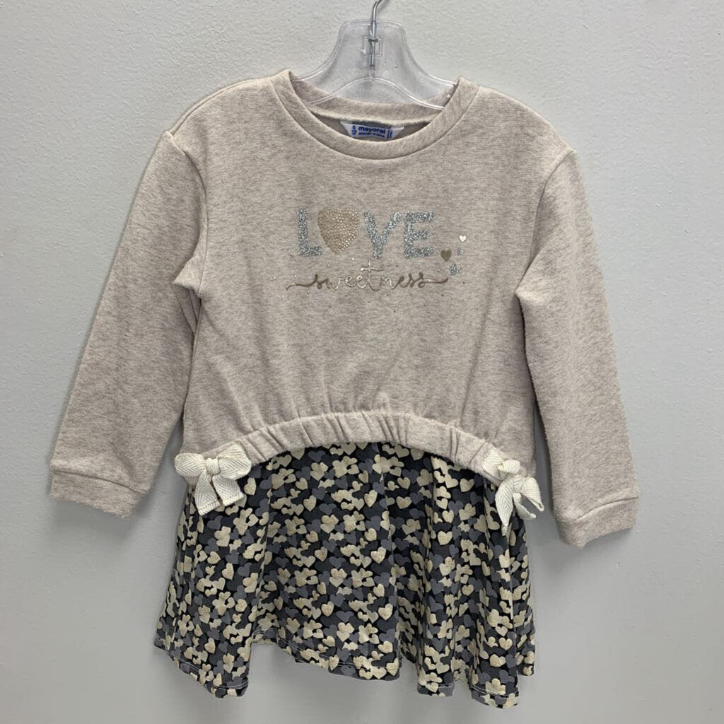 5: LOVE Sweetness Sweatshirt Dress