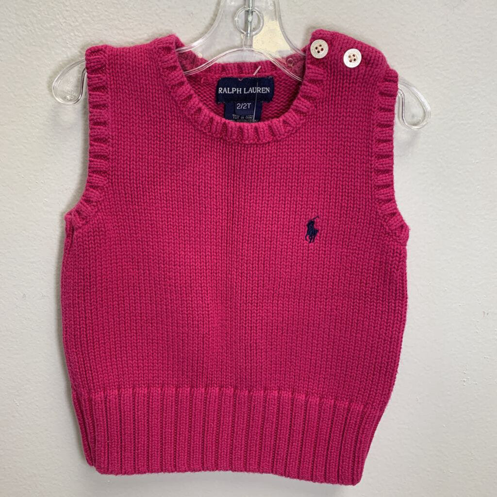 2-2T: Knit Sweater Vest