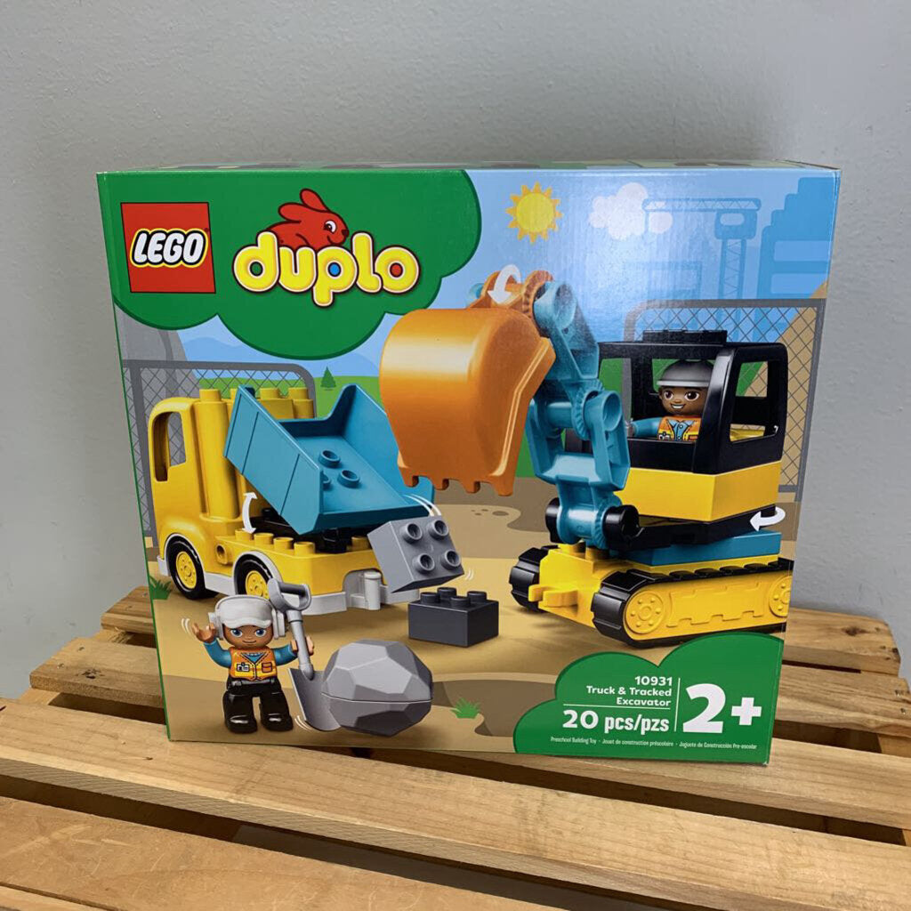 Duplo Truck & Traced Excavator 10931 20 pcs