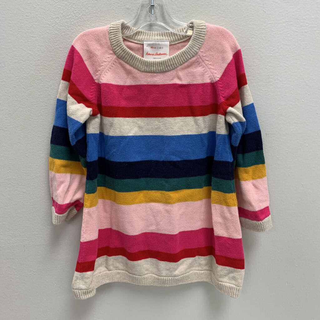 3: Striped Crewneck Sweater Dress