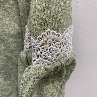 3T: Sequin Owl Embroidered Arm Sleeves Top AS IS
