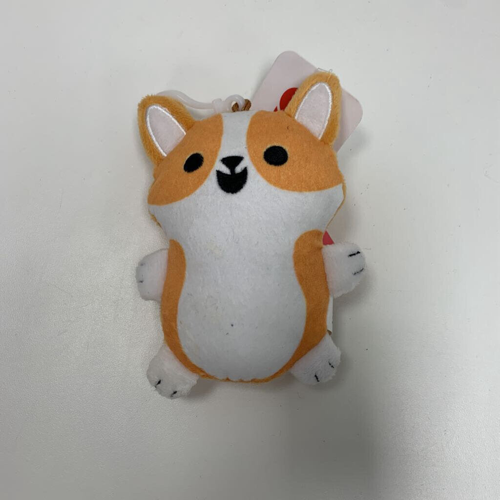 Plush Corgi Keychain NWT