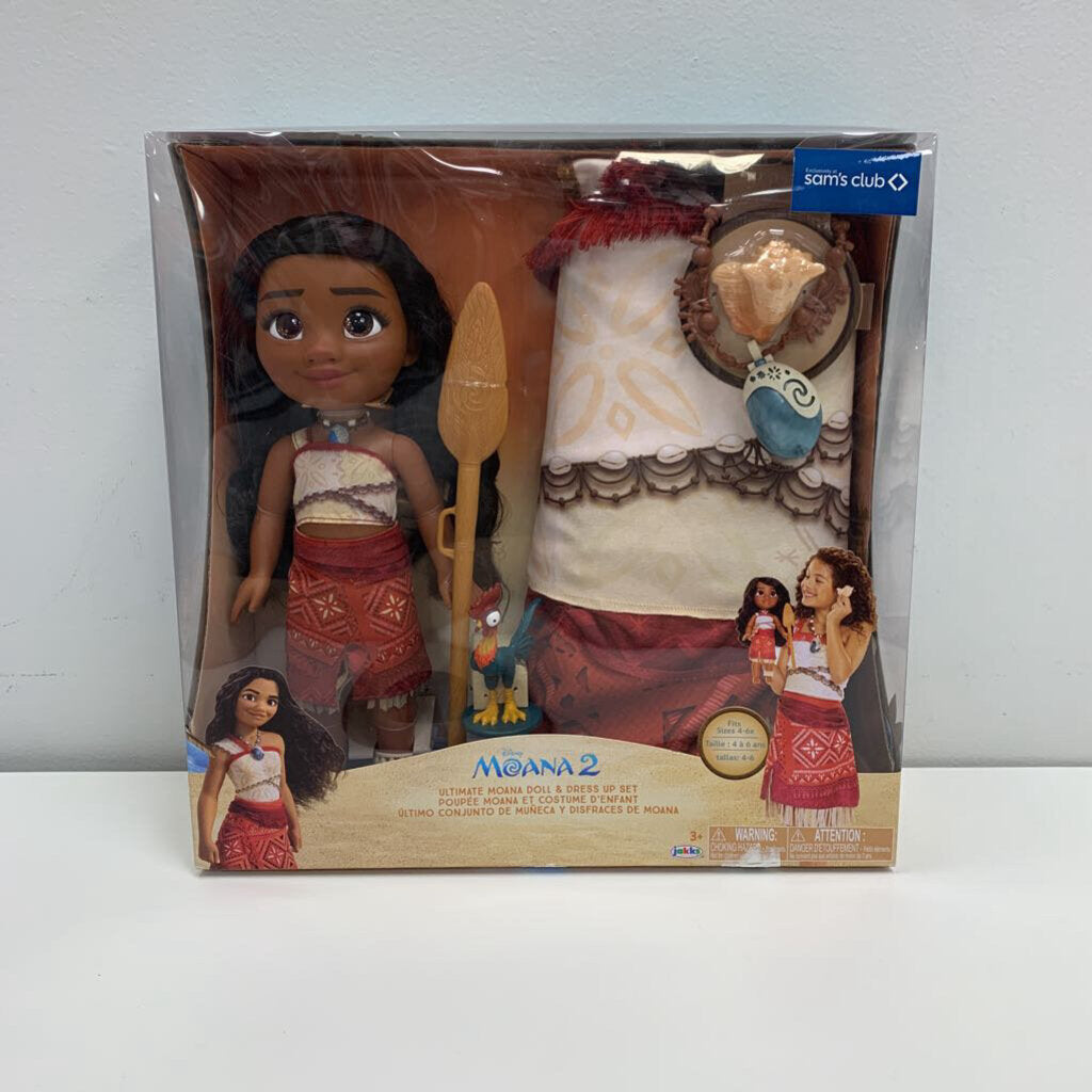 Moana 2 Ultimate Doll & Dress Up Set NIB