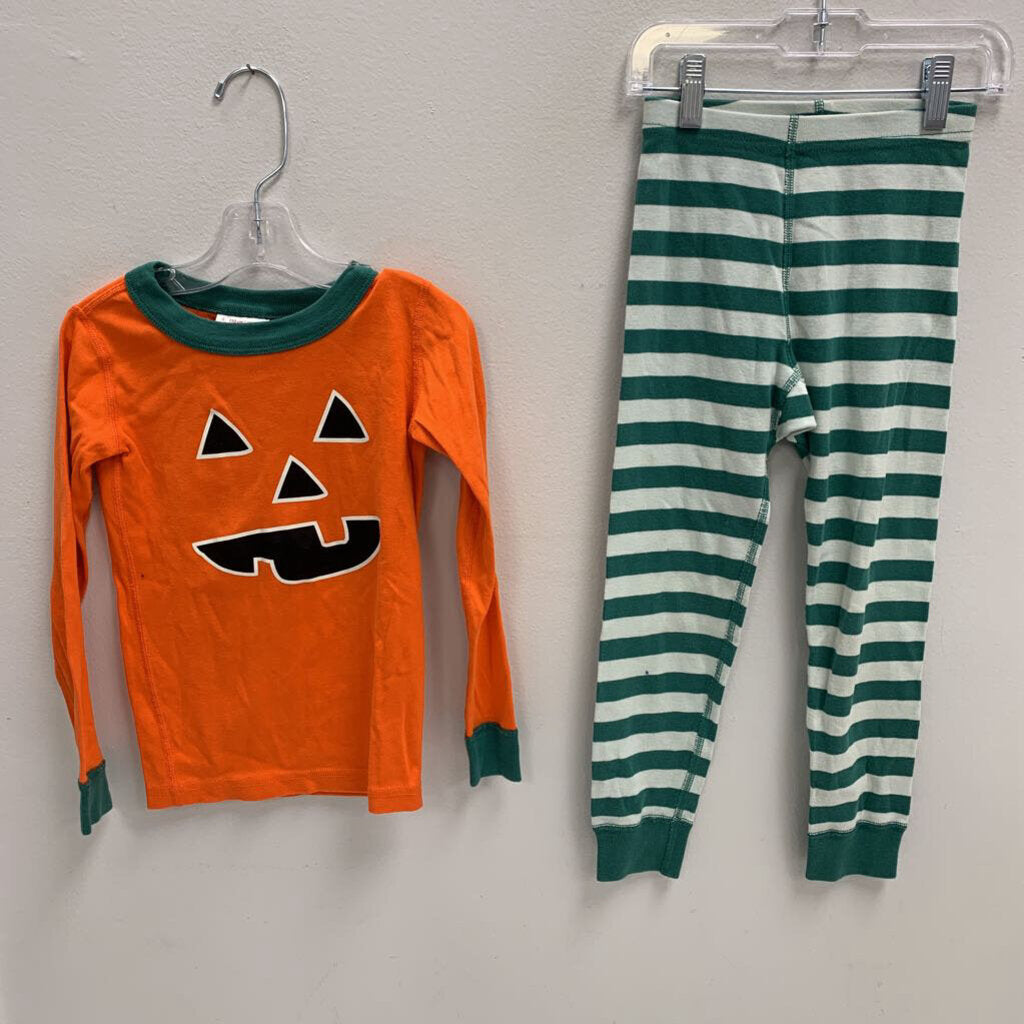5: Long John Pajama Set - Glow in the Dark Jack O' Lantern