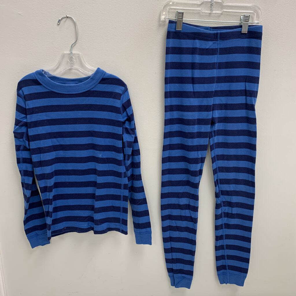 10: Long John Pajama Set - Stripes
