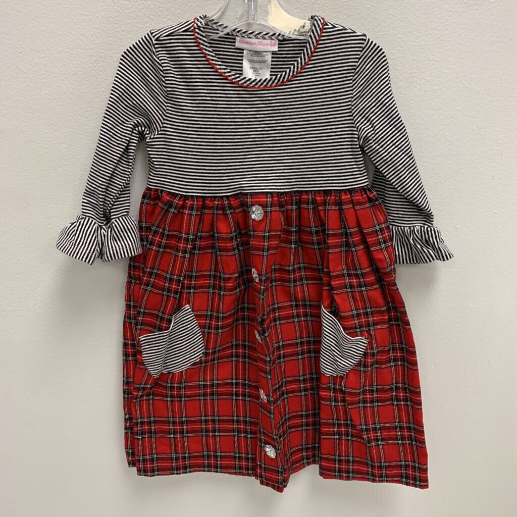 5: Stripes to Plaid Pocket Dress