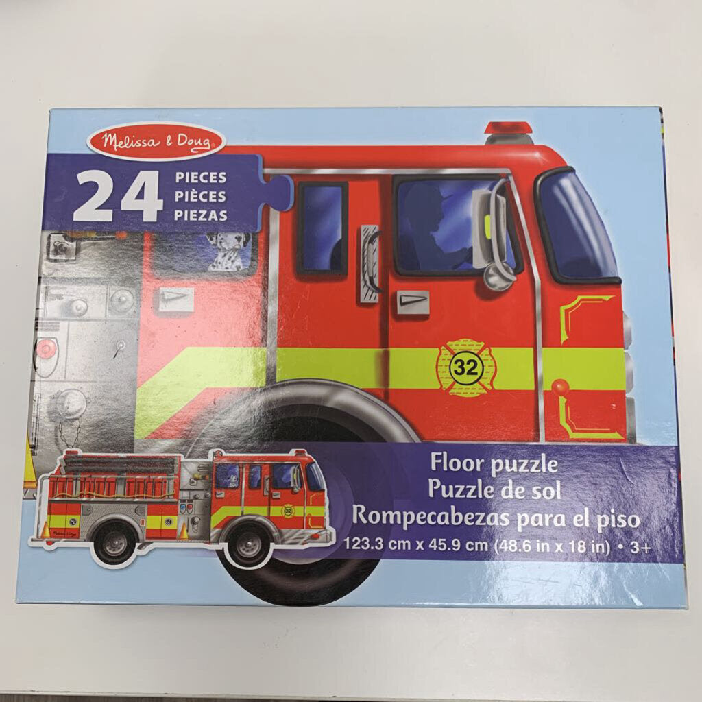 Fire Truck Floor Puzzle 24 pcs