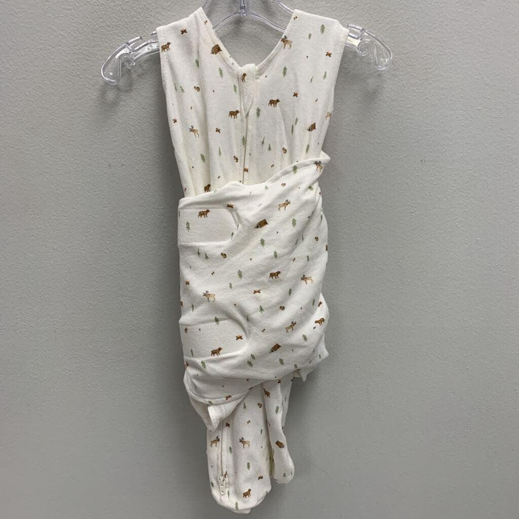 0-3M: Swaddle Sleep Sack Camp Print
