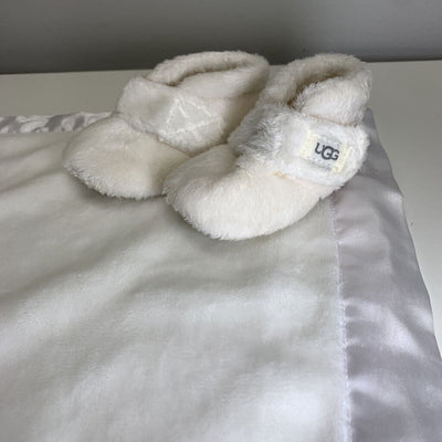 Bixbee Booties & Lovey Baby Blanket Set