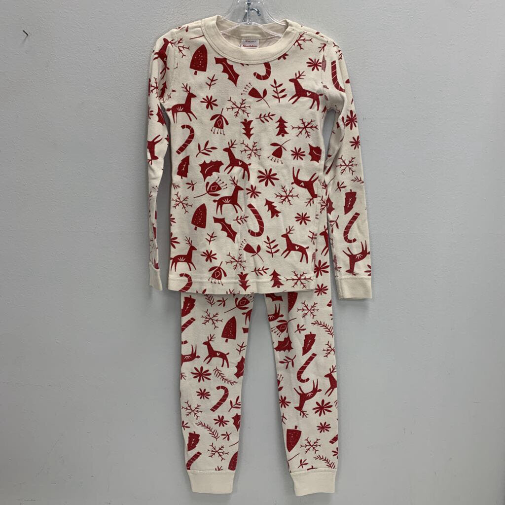 6-7: Long John Pajama Set - Scandi Deer Tbd