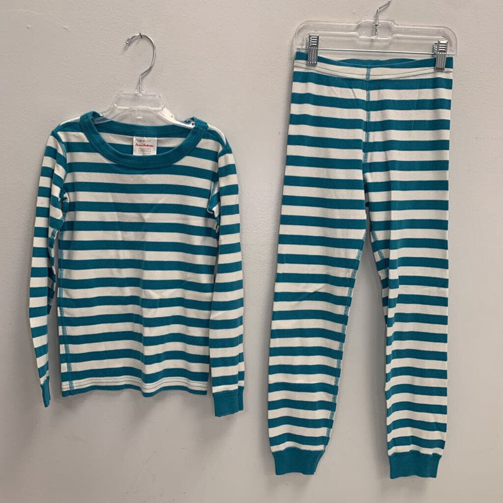 8: Long John Pajama Set - Stripes