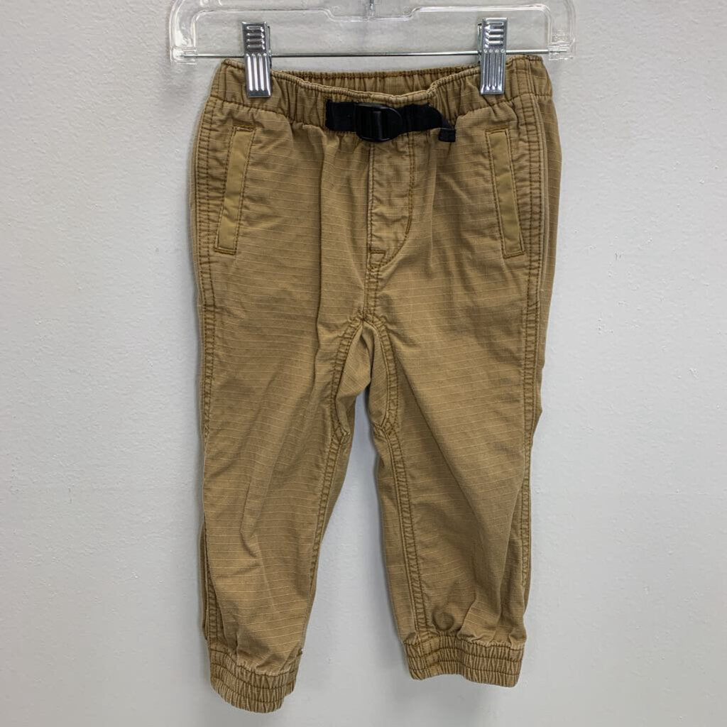 2: Chino Buckle Waist Twill Joggers