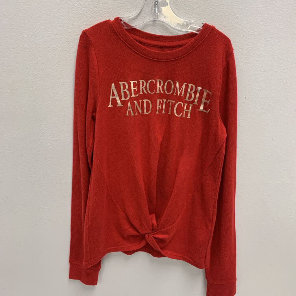 11-12: Knotted Hem Super Soft Long Sleeve Shirt