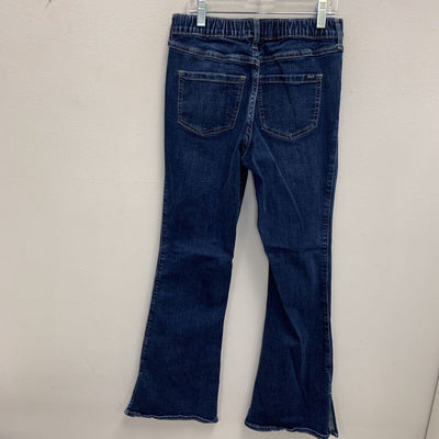 13-14: High Rise Flare Denim - Pull-On