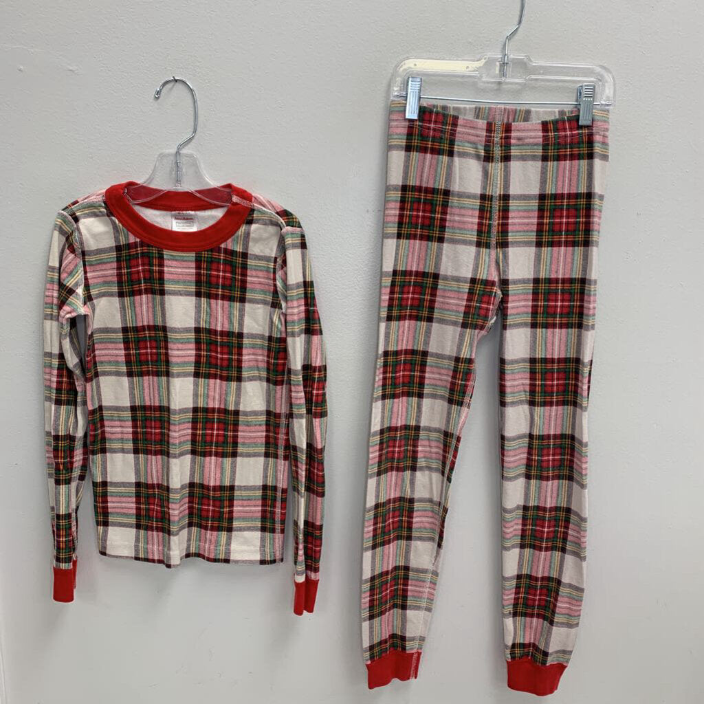 10: Long John Pajama Set - Holiday Plaid