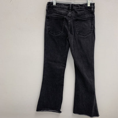 12: 70's Flare Raw Hem Denim Pants