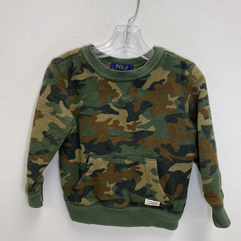 3-3T: Crewneck Sweatshirt - Camo
