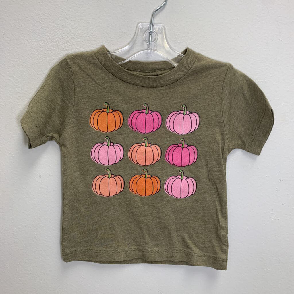6-12M: T-Shirt - Pretty Pumpkins