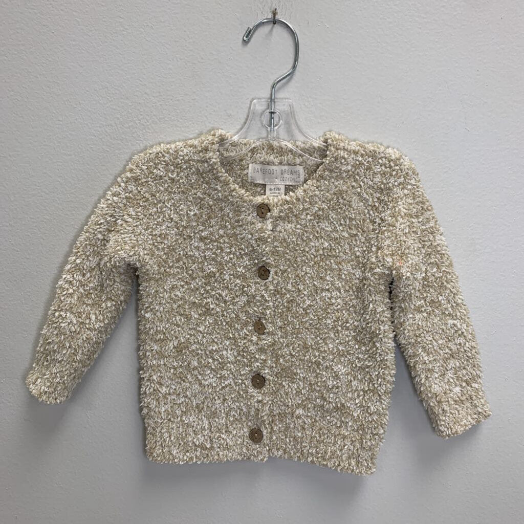 6-12M: Cozy Chic Heathered Cardigan
