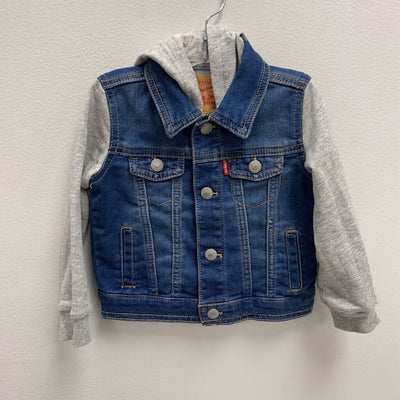 18M: Indigo Hooded Trucker Jacket