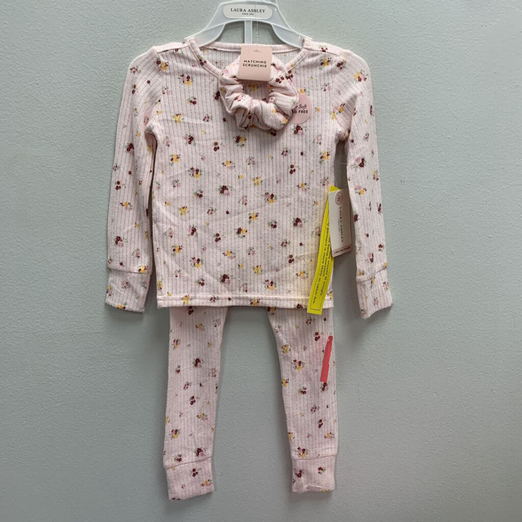 2T: Super Soft Pajama Set - Ribbed Floral NWT