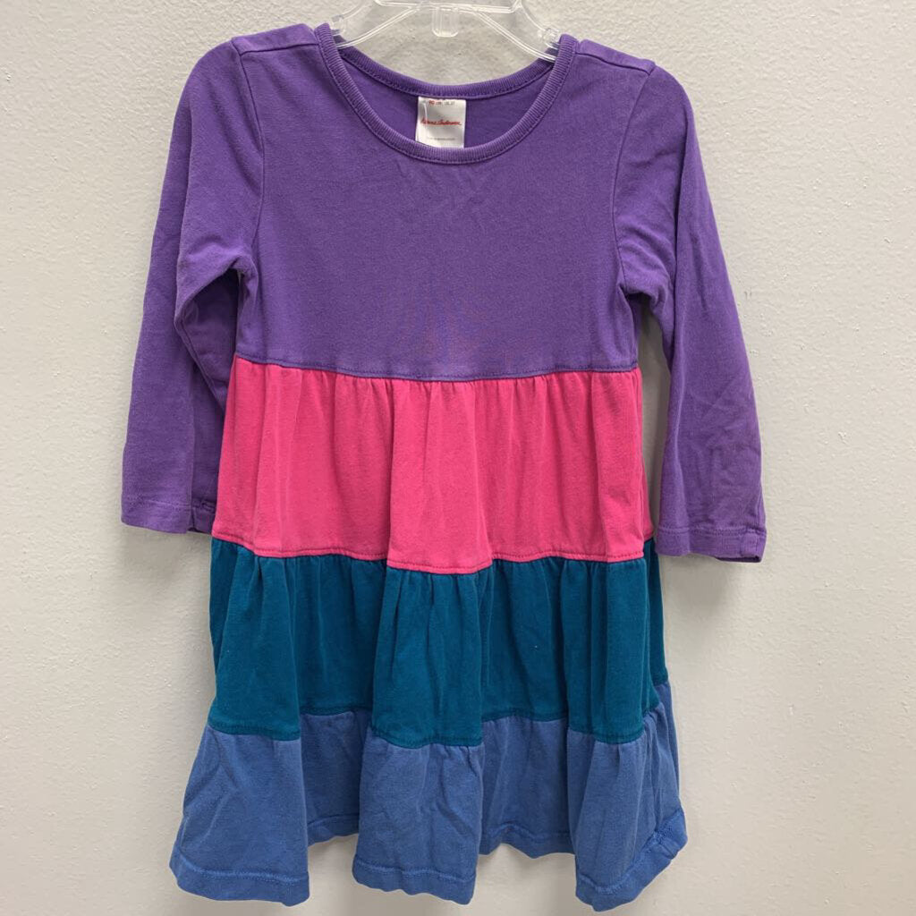 3T: Twirl Power Colorblock Dress - Positively Purple
