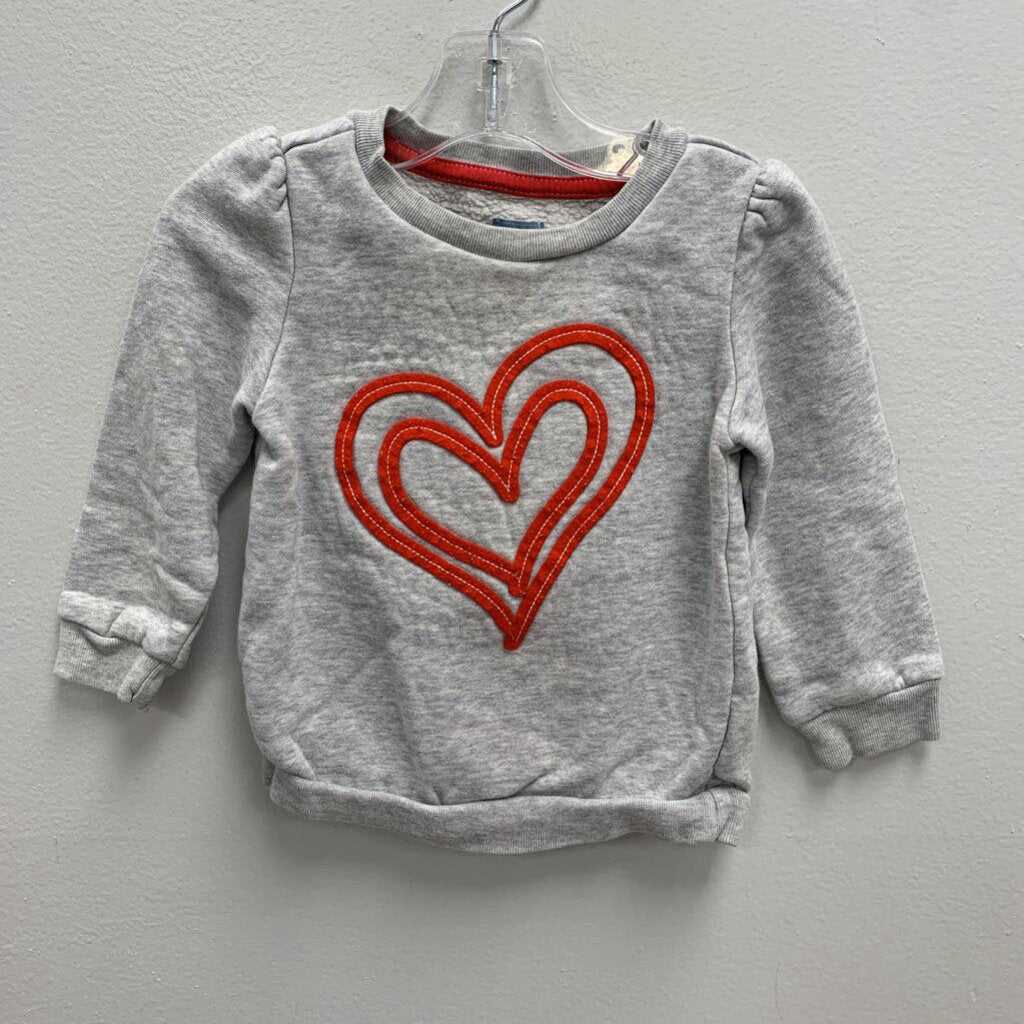 2: Applique Sweatshirt - Hearts
