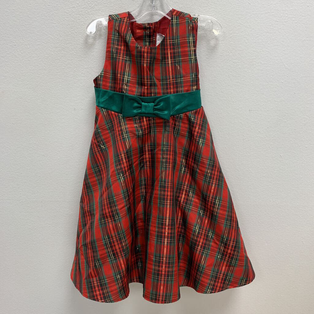 24M: Plaid Taffeta Holiday Dress