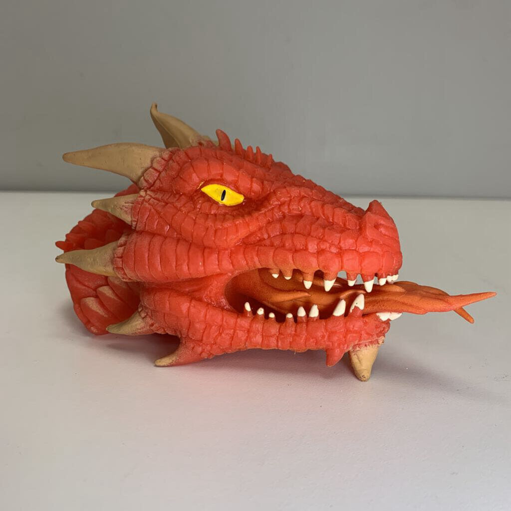 Ferocious Fire Breathing Dragon Hand Puppet NWT